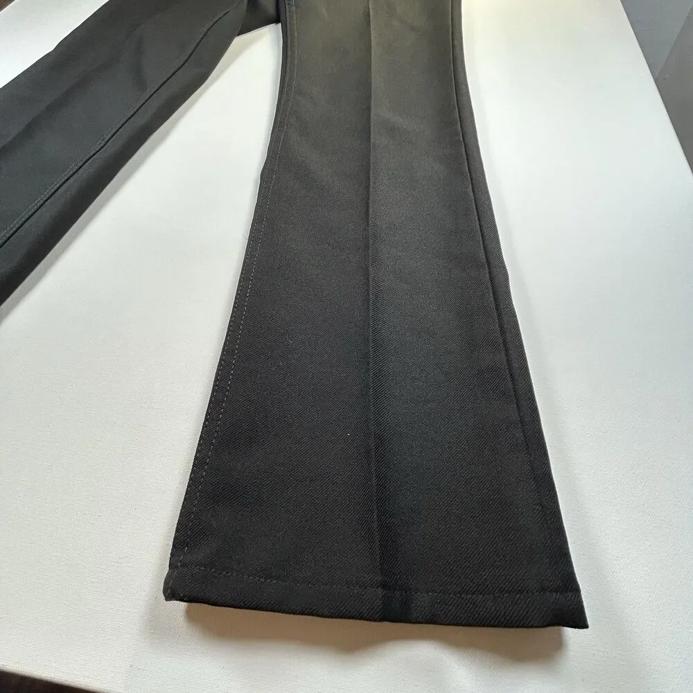Wrangler Men's Black Dress Pants (light flare)